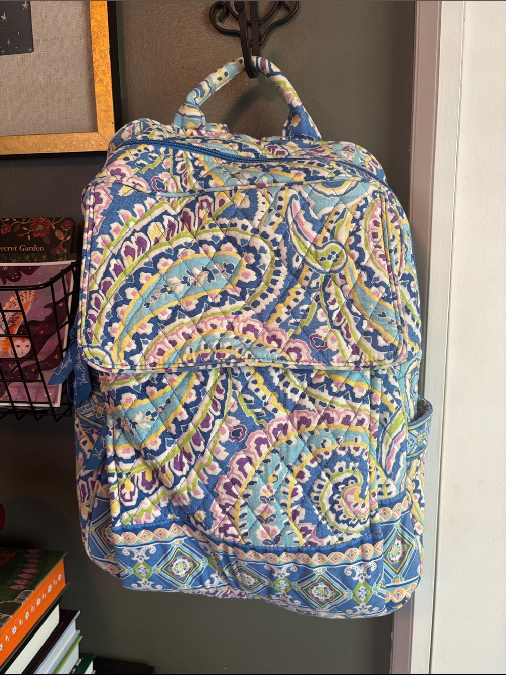 Vera Bradley Backpack in Capri Blue